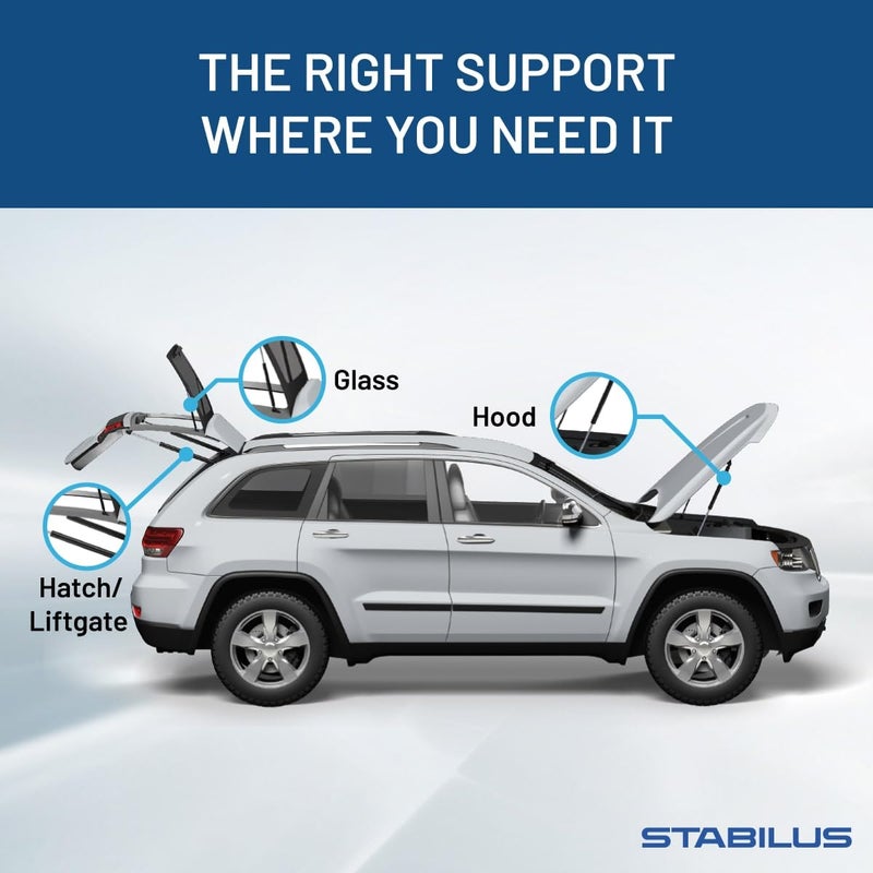 Stabilus Qty (2) Stabilus 4B-965360 Fits F250 F350 F450 F550 Super Duty 2017 To 2022 Hood Lift Supports - Image 4
